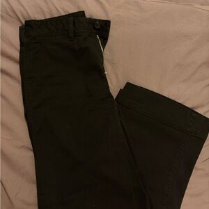 GAP women’s petite high rise wide leg crop black jeans